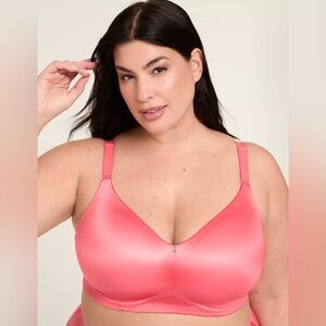 NWOT Cacique coral Lightly Lined Full Coverage No Wire bra, 40DD.